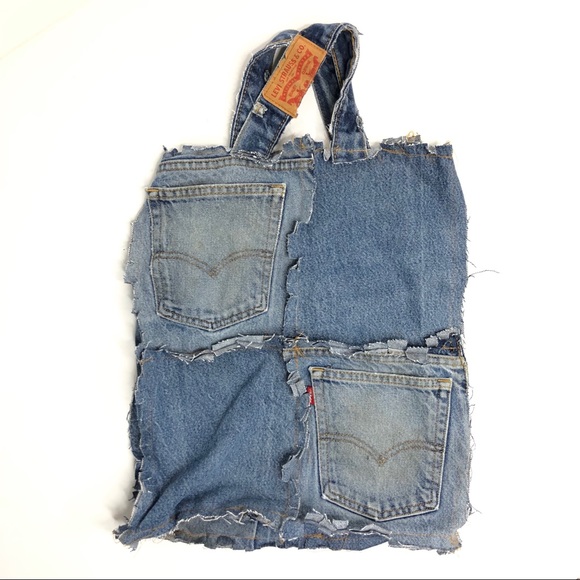 upcycled denim bags